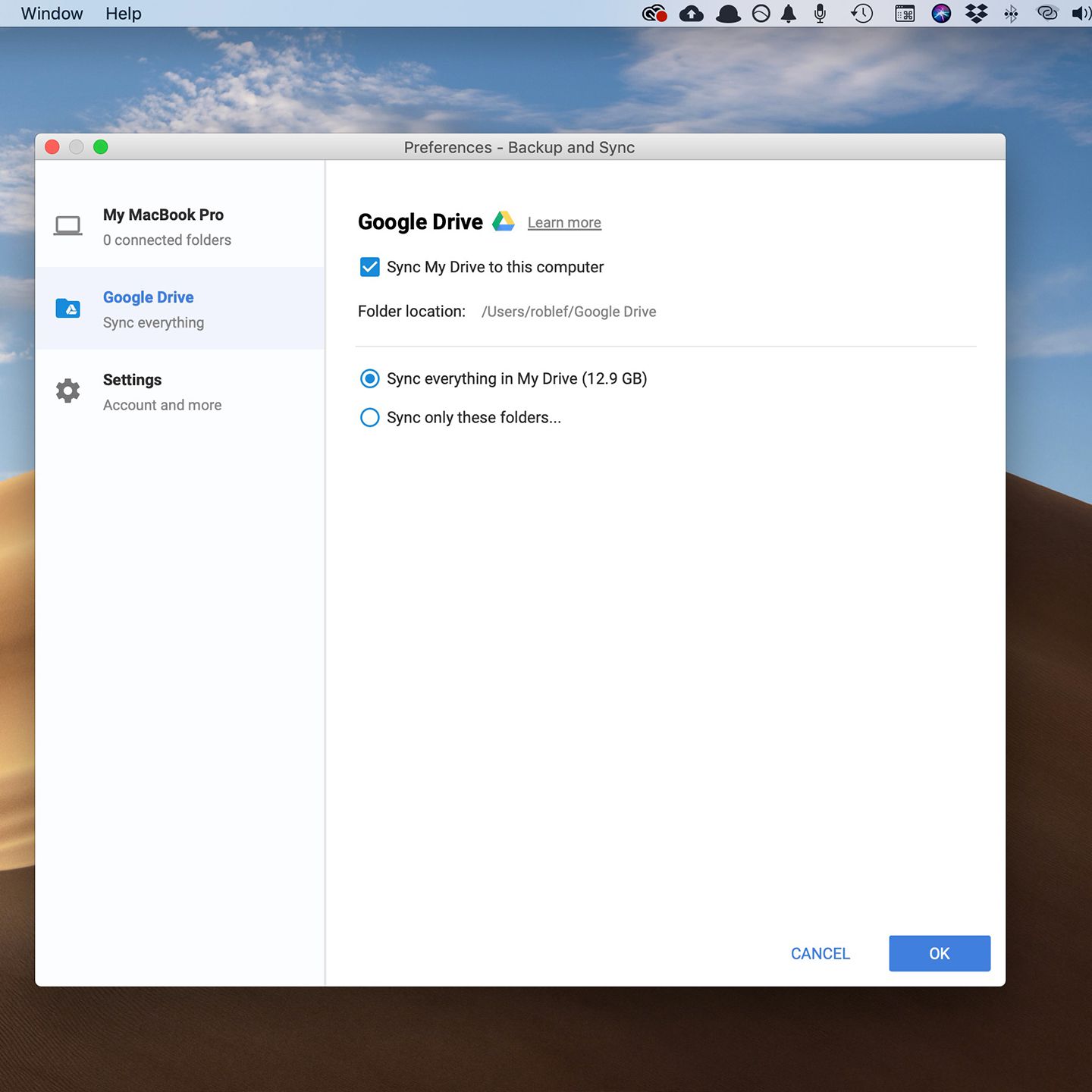 use google drive for mac